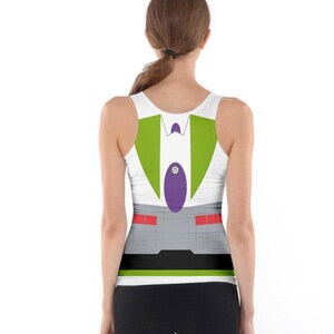 Camiseta sin mangas inspirada en Buzz Lightyear para mujer imagen 2