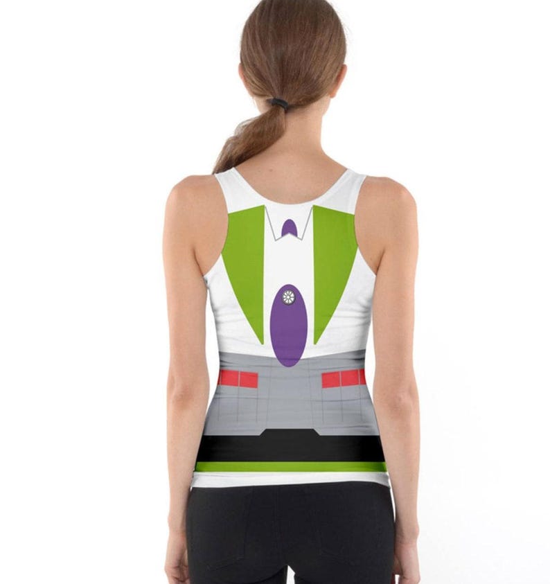 Camiseta sin mangas inspirada en Buzz Lightyear para mujer imagen 2