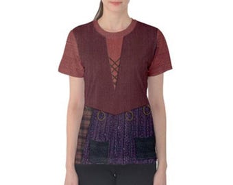 Women's Mary Sanderson Inspired Short Sleeve Shirt