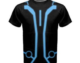 Men's Tron Legacy Inspired Short Sleeve Shirt