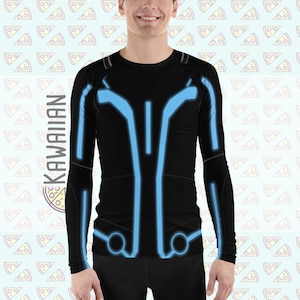 Men's Tron Legacy Inspired ATHLETIC Long Sleeve Shirt