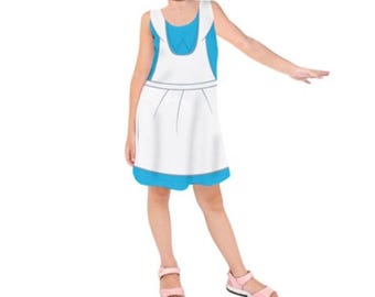 Kid's Alice Inspired Sleeveless Dress