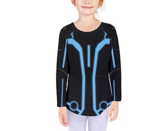 Kid's Tron Inspired Long Sleeve Shirt