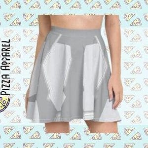 Women's Gem Siren Tron Legacy Inspired Skater Skirt