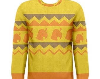 Men's Tom Nook Inspired Long Sleeve Shirt