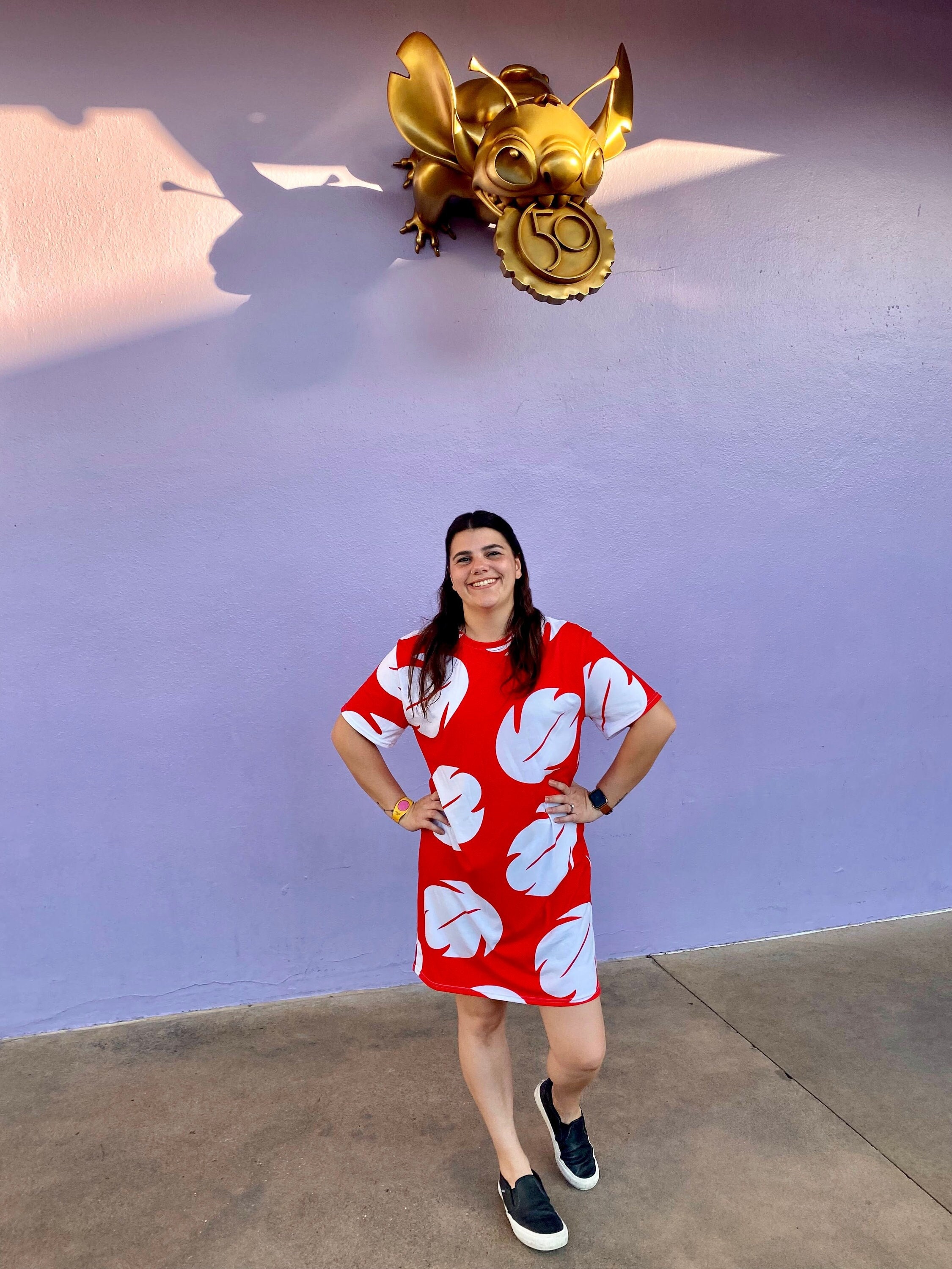 lilo dress shirt Women's Lilo Inspired T-shirt Dress