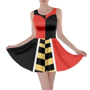 Queen of Hearts Alice in Wonderland Inspired Skater Dress - Etsy