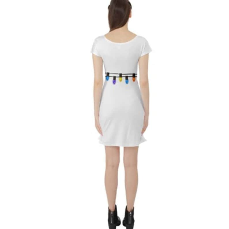 EVE Inspired Short Sleeve Skater Dress image 5