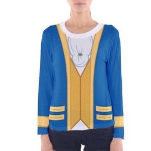 Women&#39;s Beast  Inspired Long Sleeve V-Neck Shirt