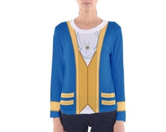Women's Beast  Inspired Long Sleeve V-Neck Shirt