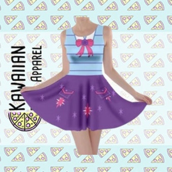 Twilight Sparkle My Little Pony Inspired Skater Dress