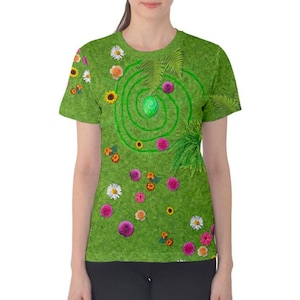 Women&#39;s Te Fiti Inspired ATHLETIC Short Sleeve Shirt