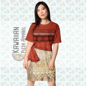 Women's Moana Inspired T-shirt dress image 1