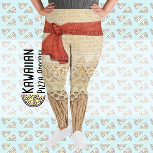 Women&#39;s Moana Inspired All-Over Print Leggings