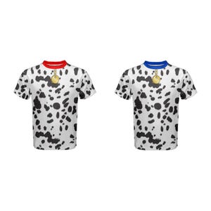 Camisa deportiva de manga corta para hombre inspirada en los dálmatas
