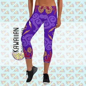 Women&#39;s Magic Carpet Inspired Capri Leggings
