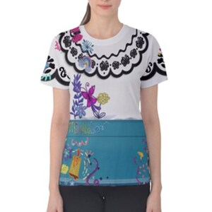Chemise à manches courtes inspirée de Mirabel pour femmes