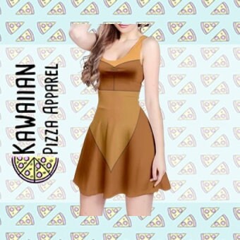 Yellow Bimbette Beauty And The Beast Inspired Sleeveless Dress Etsy 日本