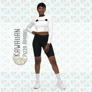 Women&#39;s Healthcare Companion Inspired Recycled long-sleeve crop top