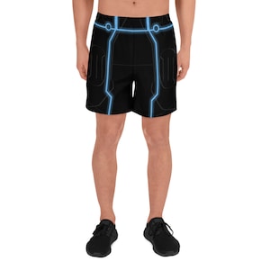 Men&#39;s Tron Inspired Recycled Athletic Shorts