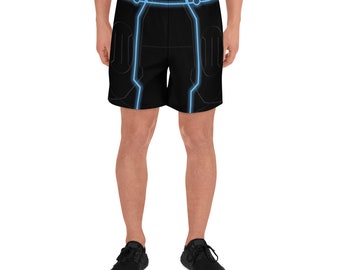 Men&#39;s Tron Inspired Recycled Athletic Shorts