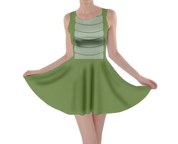 peter pan skater dress Solid Peterpan Collar Skater Dress