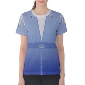 Women&#39;s Elsa     Inspired ATHLETIC Short Sleeve Shirt