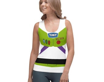 Camiseta sin mangas inspirada en Buzz Lightyear para mujer