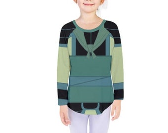 Kid's Ping Mulan Inspired Long Sleeve Shirt