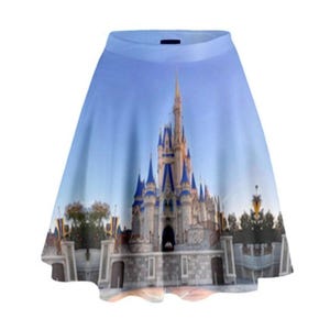 Women&#39;s Cinderella Castle Inspired High Waisted Skirt