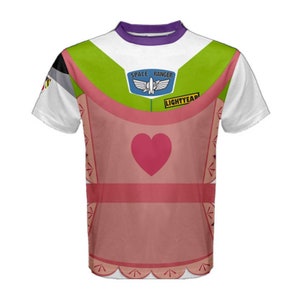Men&#39;s Mrs. Nesbit Buzz Lightyear  Inspired ATHLETIC Short Sleeve Shirt