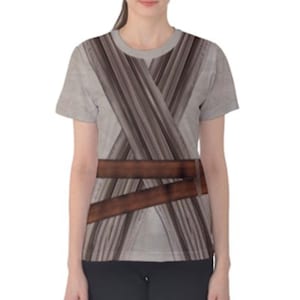Women&#39;s Rey   Force Awakens Inspired ATHLETIC Short Sleeve Shirt