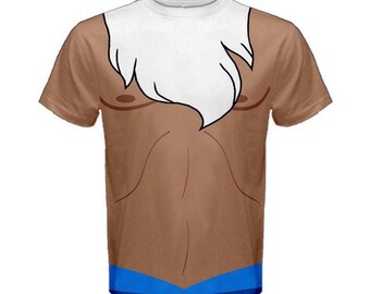 Men&#39;s King Triton Inspired Short Sleeve Shirt