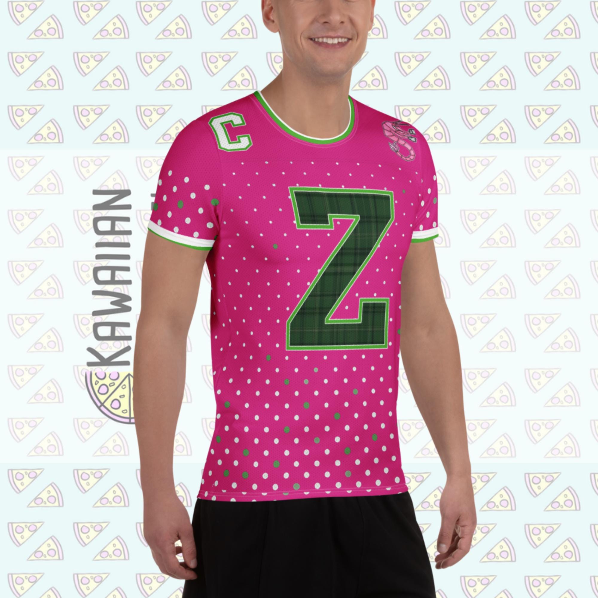 Men's Zed Zombies Football Jersey Inspired Athletic Short Sleeve T