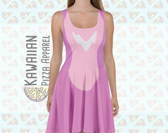Vestido skater inspirado en un ángel para mujer