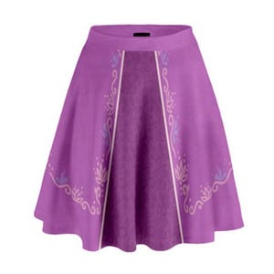 Jupe taille haute inspirée de Raiponce pour femmes