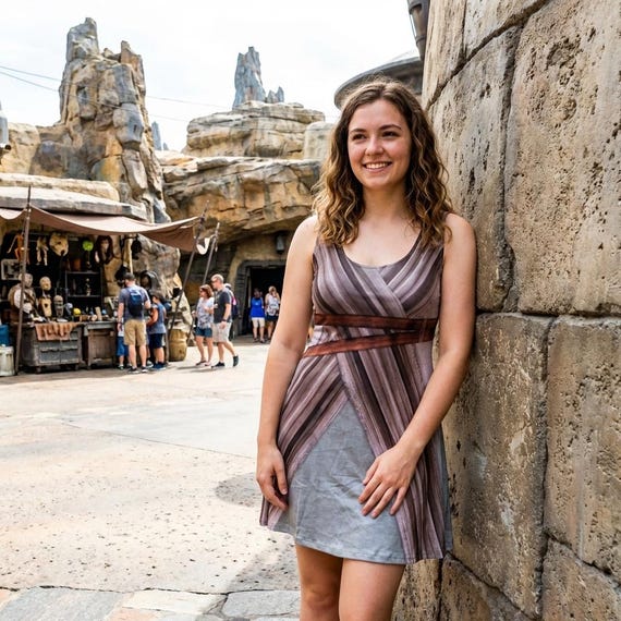 Women's Rey Inspired Sleeveless Flare Dress