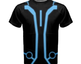 Tron inspiriertes Athletik-Shirt für Herren
