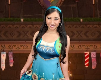 Vestido acampanado sin mangas inspirado en Anna Fever para mujer