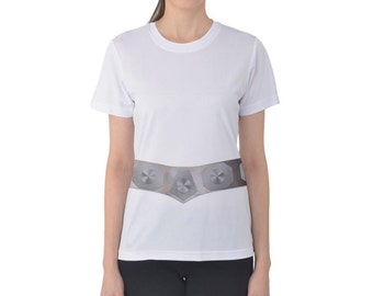 Women's Princess Leia   Inspired Short Sleeve Shirt