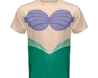 Camiseta de manga corta para hombre inspirada en Ariel