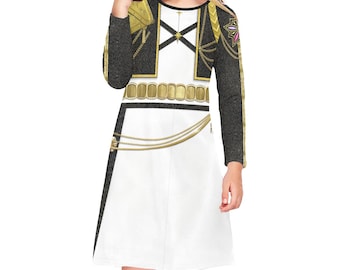 Vestido de manga larga inspirado en Rumi
