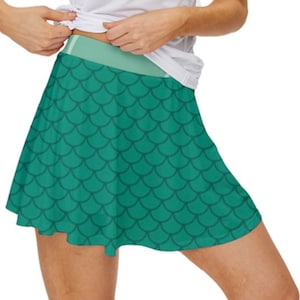 Ariel Inspired Sport Skater Skort