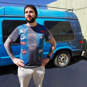 Op Barley geïnspireerd herenshirt met korte mouwen