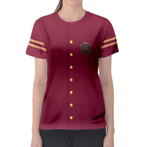 Women&#39;s Tower of Terror Bellhop Inspired ATHLETIC Short Sleeve Shirt