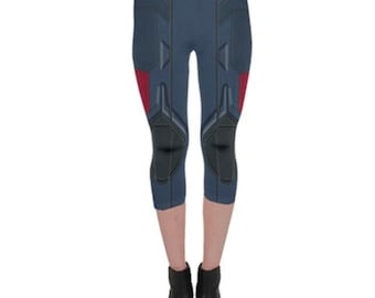 Women's Cap Inspired Capri Leggings