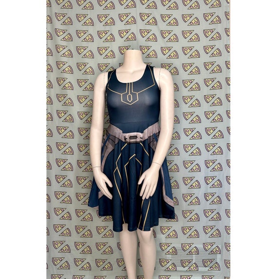 Mandalore Ahsoka Tano Inspired Skater Dress With Pockets Etsy Norway