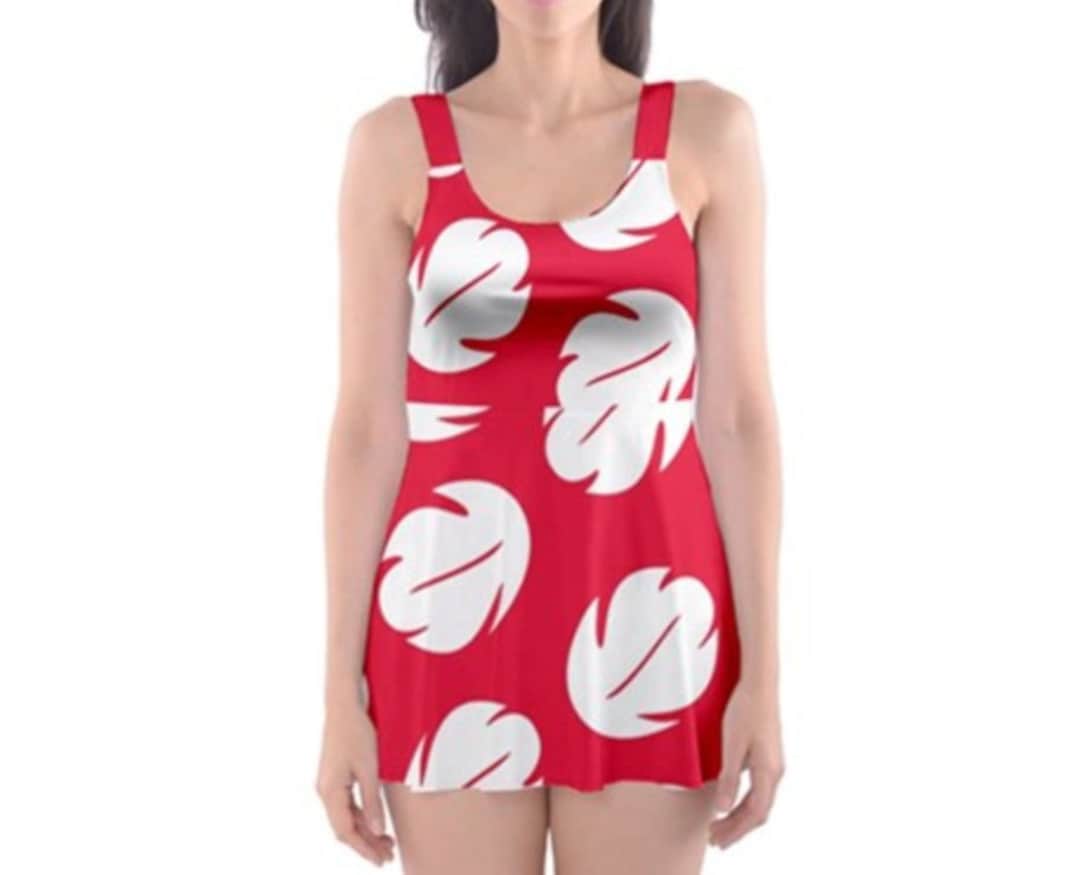 Lilo Lilo and Stitch Inspired One Piece Skater Dress Swimsuit - Etsy