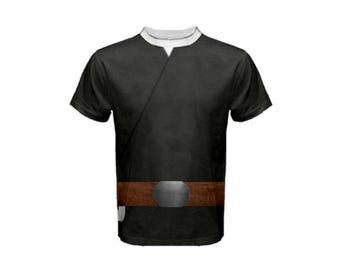 Camiseta de manga corta para hombre inspirada en Luke Skywalker de Los Últimos Jedi
