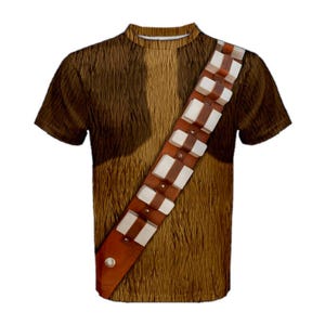 Men&#39;s Chewbacca   Inspired Short Sleeve Shirt